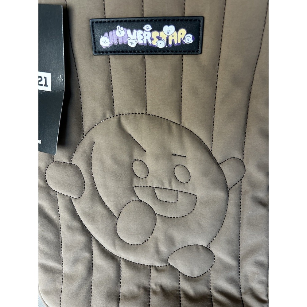 Universtar BT21 Shooky Quilted Tote Bag NEW With Tags - Picture 2 of 11